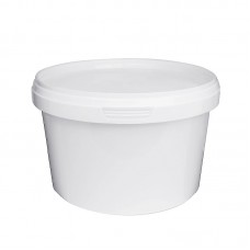 1 LITRE WHITE TUB WITH LID 1 LITRE WHITE TUB WITH LID